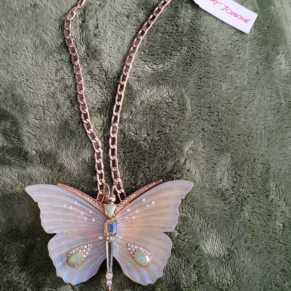 Betsey johnson butterfly necklace | Poshmark