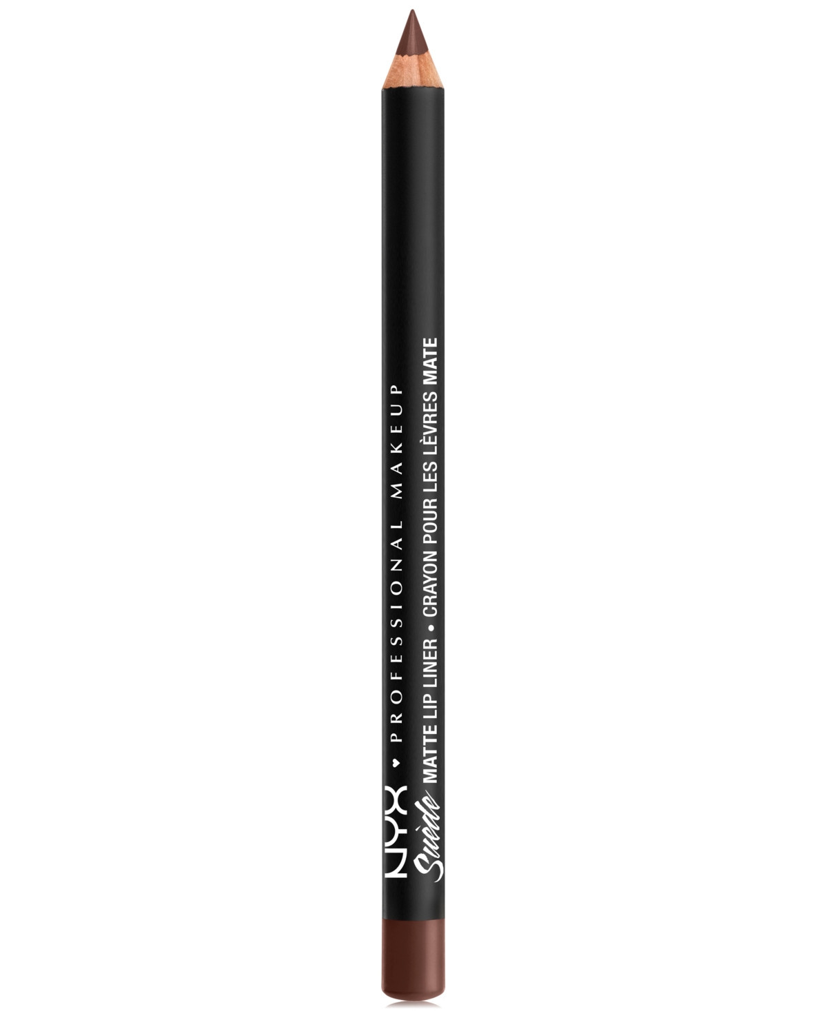 Nyx Professional Makeup Suede Matte Lip Liner - Club Hopper (deep purple mauve) | Macy's