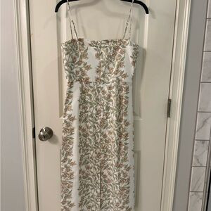 SLIP DRESS IN BEIGE BOUGAINVILLEA ×
S | Poshmark