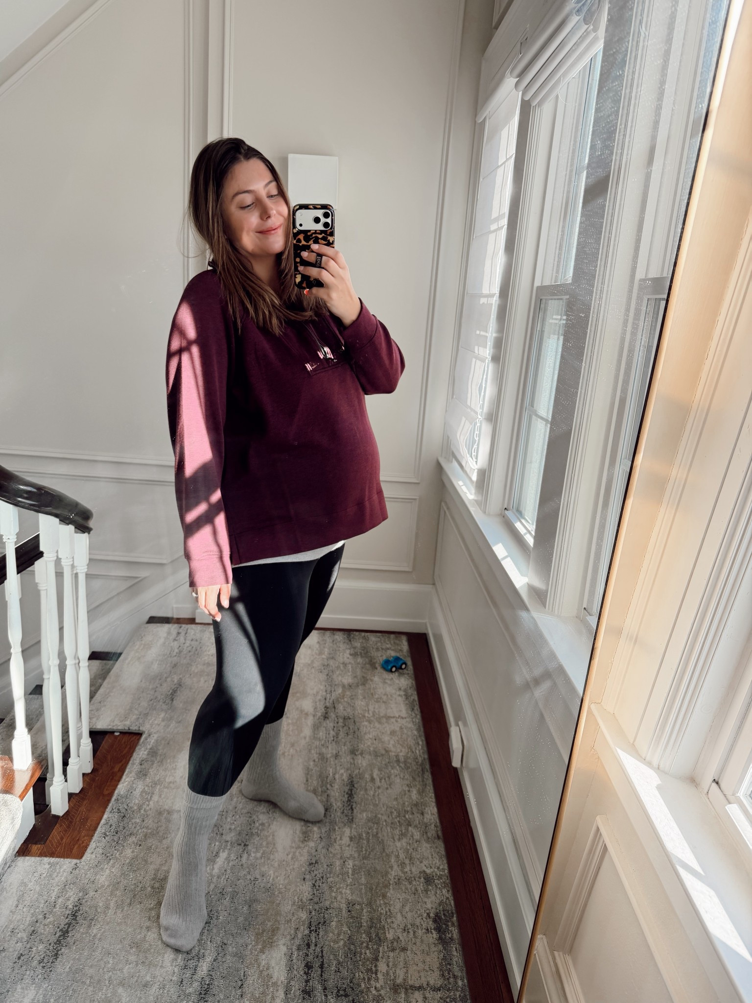 Wearing 1X in pullover, XXL tall in tank, XL in leggings (come in non maternity and plus) — USE CARALYN15 on spanx 

#LTKootd #LTKPlusSize #LTKBump