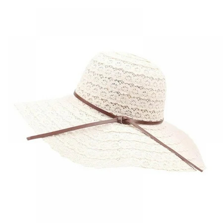 Ame Summer Beach Sun Hats for Women UPF Woman Foldable Floppy Travel Packable UV Hat Cotton, Wide Br | Walmart (US)
