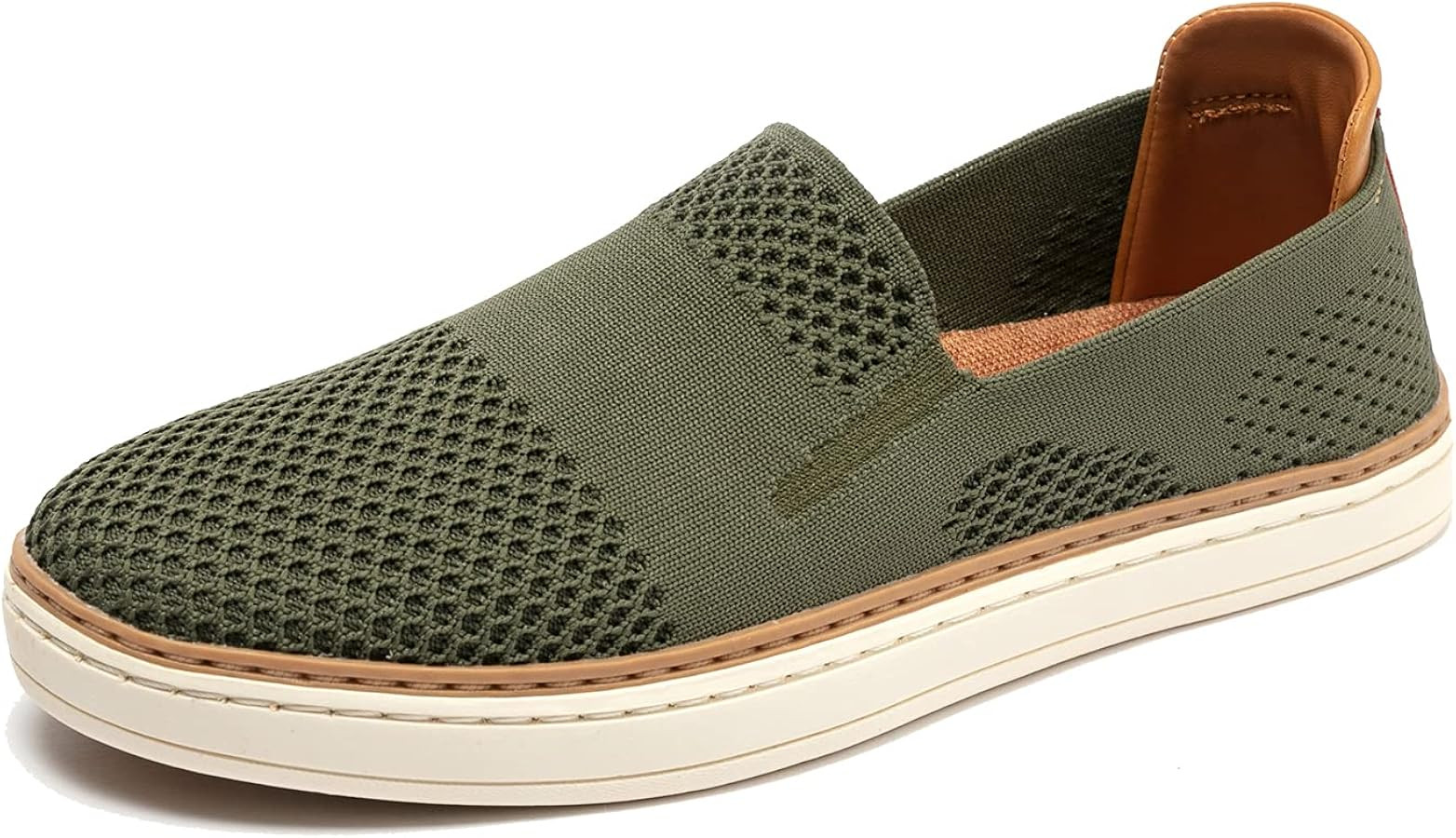 TRULAND Women’s Slip On Sneakers Fashion Tennis Shoes - Breathable Knit Loafers Casual Summer S... | Amazon (US)