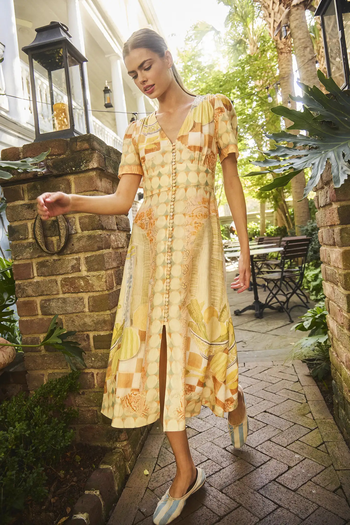 Larson Dress | A-line Midi Dress | Hunter Bell | Hunter Bell