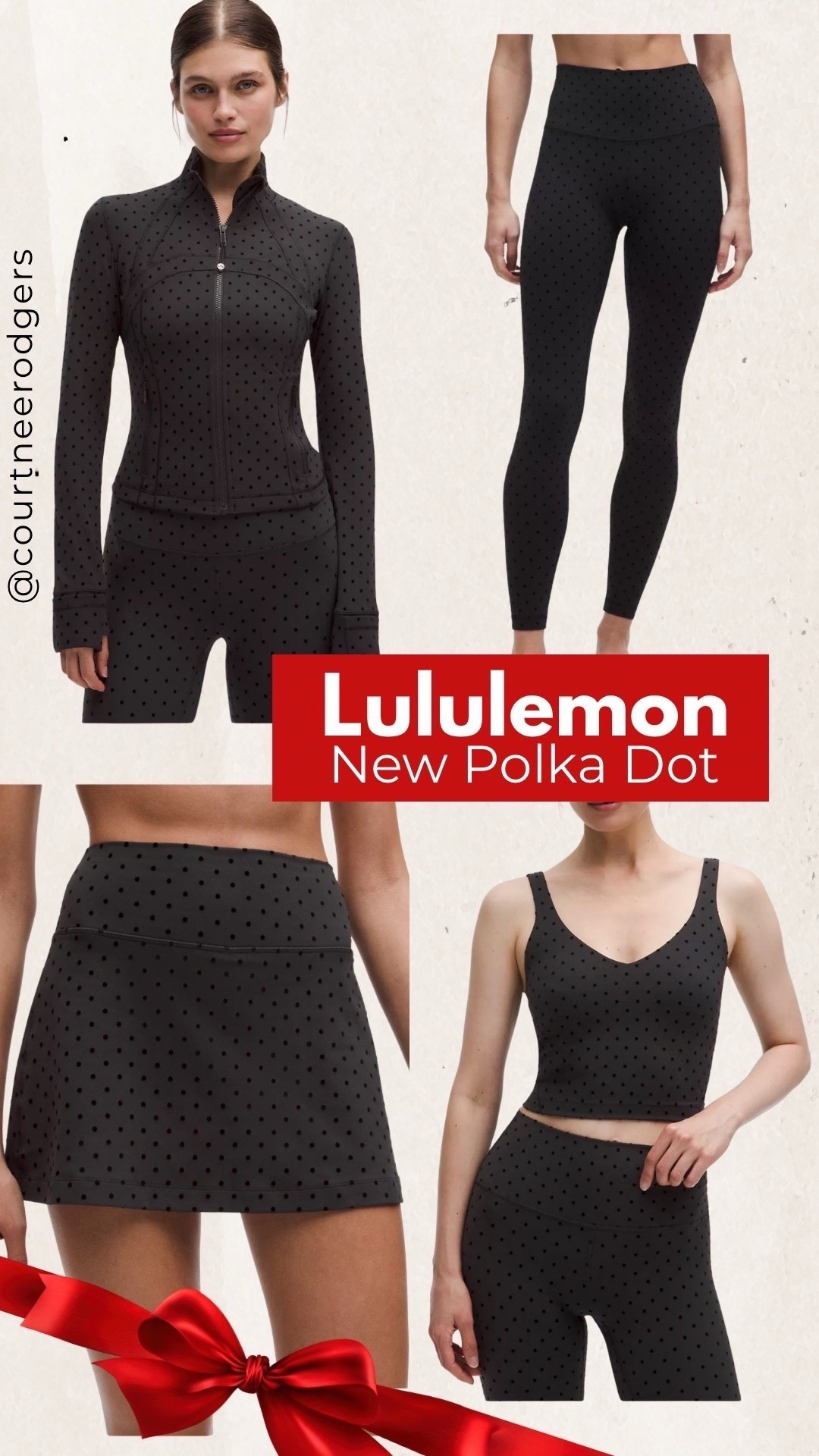 Lululemon New Polka Dot Collection 😍

Lululemon, polka dots, athleisure, Christmas gifts 

#LTKGiftGuide #LTKHoliday #LTKActive