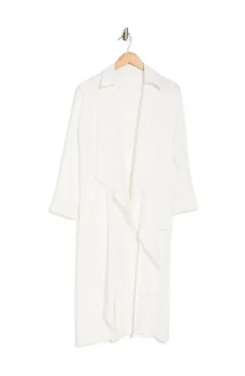 Draped Open Front Trench Duster | Nordstrom Rack