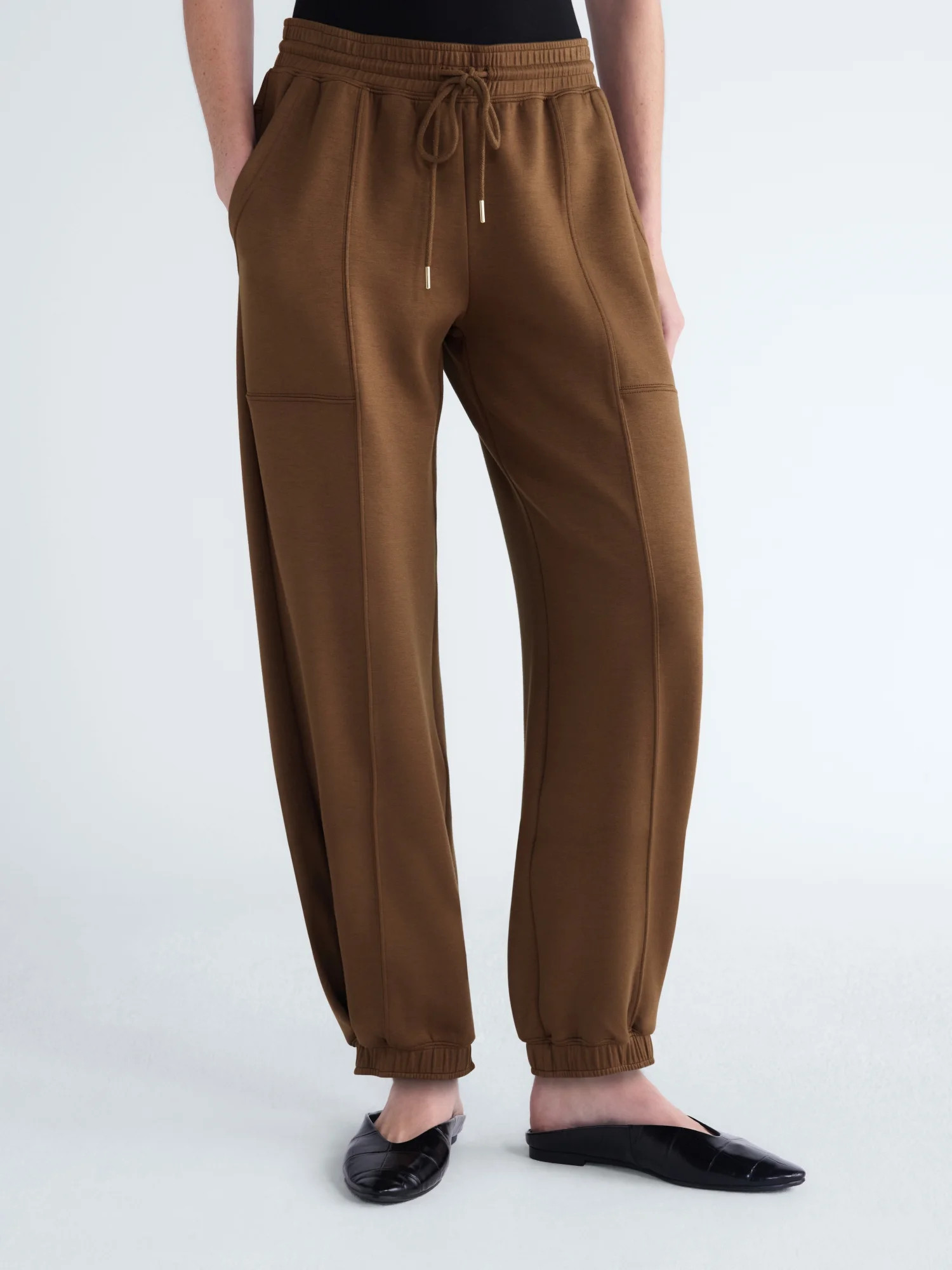 Scoop Women's and Plus Scubaknit Barrel Pants, Regular, Short Lengths, Sizes SX-4X - Walmart.com | Walmart (US)