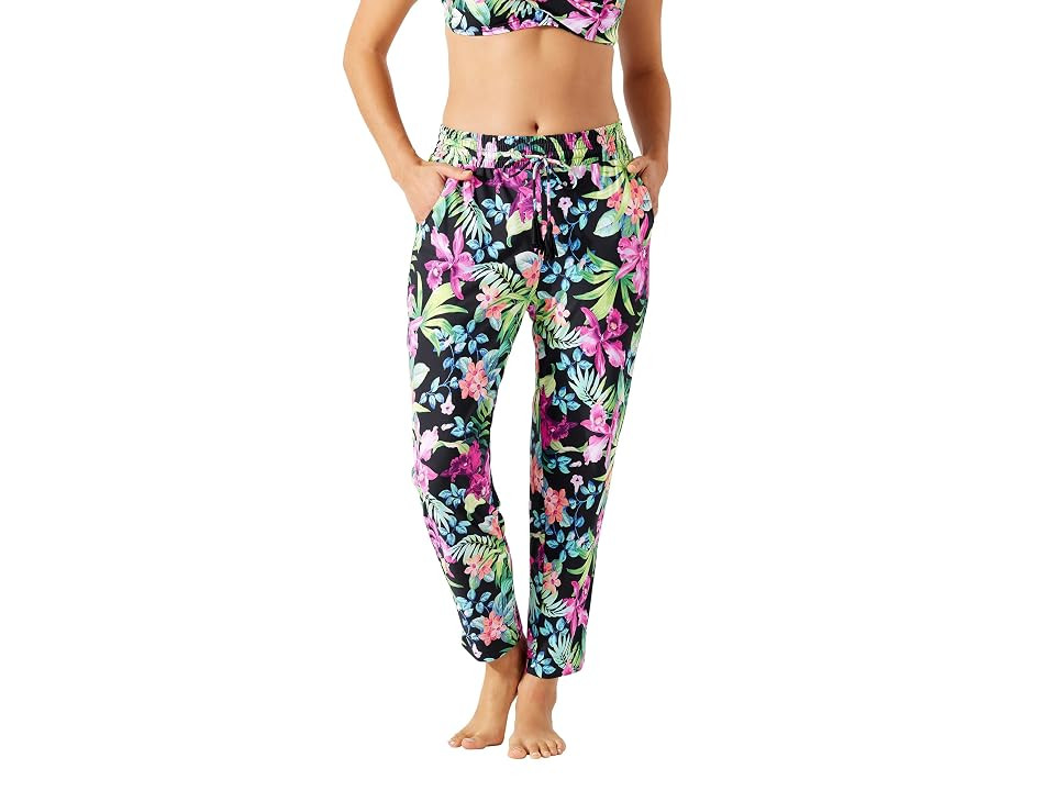 Tommy Bahama Coastal Gardens Beach Pants (Black) Women's Swimwear | Zappos