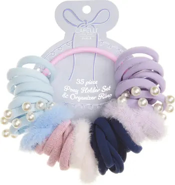 Capelli New York Kids' 35-Pack Mixed Ponytail Holders | Nordstrom | Nordstrom
