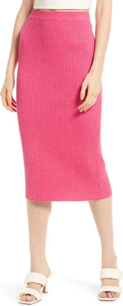 Sparkle Ribbed Sweater Skirt | Nordstrom