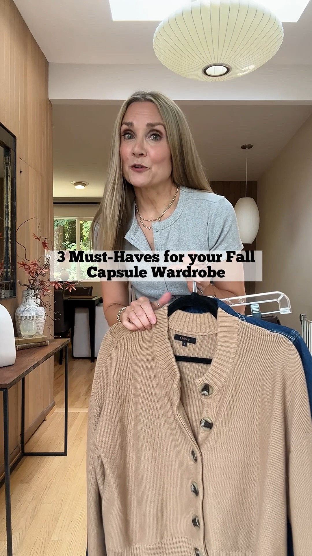 Three fall wardrobe essentials from @Quince  !

✅Brown jeans: The hottest color for fall, these are only $50 but have a designer brand fit! Wide leg without being too wide, and they come in different lengths. 
✅Chore jacket: The modern update for your denim jacket! Warm enough for chilly days and roomy enough to layer over a tee or sweater. 
✅Cardigan sweater: Endlessly versatile and cozy without being too bulky. The buttons add so much interest! You have my permission to own this in multiple colors, it’s that good💗
✅Bonus—Button tee: Wear alone now, and as a foundation piece under layers later! A basic that isn’t basic👌🏼

I'm 5'6" and wear small in tops and jackets and 26 in jeans.

#LTKootd #LTKOver40 #LTKWorkwear