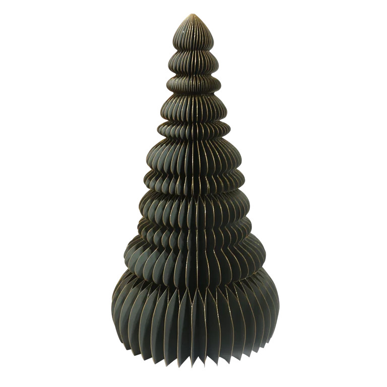 Honeycomb Paper Tree Christmas Decoration, Green, 35", by Holiday Time - Walmart.com | Walmart (US)