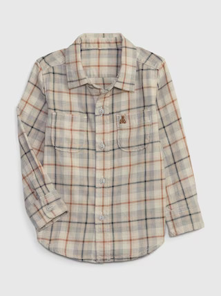 Toddler Organic Cotton Flannel Shirt | Gap (US)