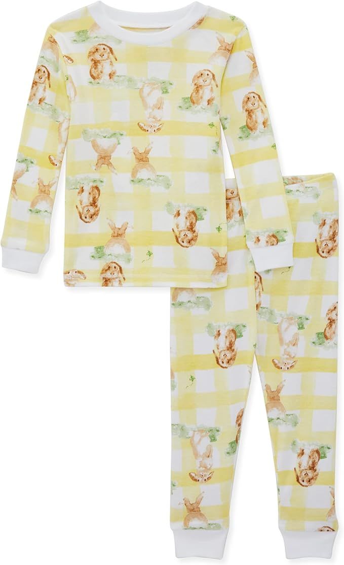 Burt's Bees Baby Baby Boys' Pj Set, Tee and Pant 2-Piece Pajamas, 100% Organic Cotton | Amazon (US)