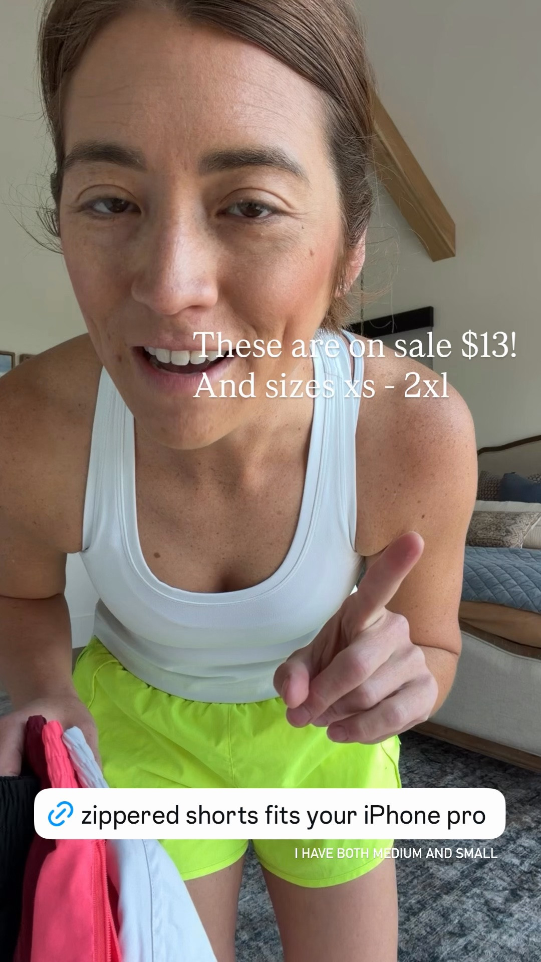 My go to summer short. Comes in 10+ colors. Lined, zippered. Thick waistband. What more can you ask for?!