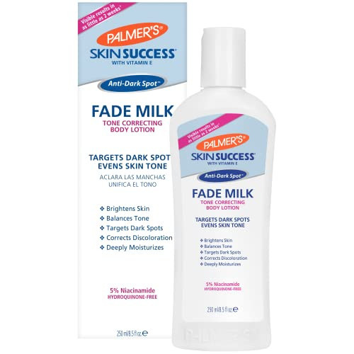 Palmer's Skin Success Anti-Dark Spot Fade Milk Body Lotion, 8.5 Oz, Moisturizer with Niacinamide, Fades Age Spots, Helps Uneven Skin Tone & Hyperpigmentation, Dermatologist Approved | Amazon (US)