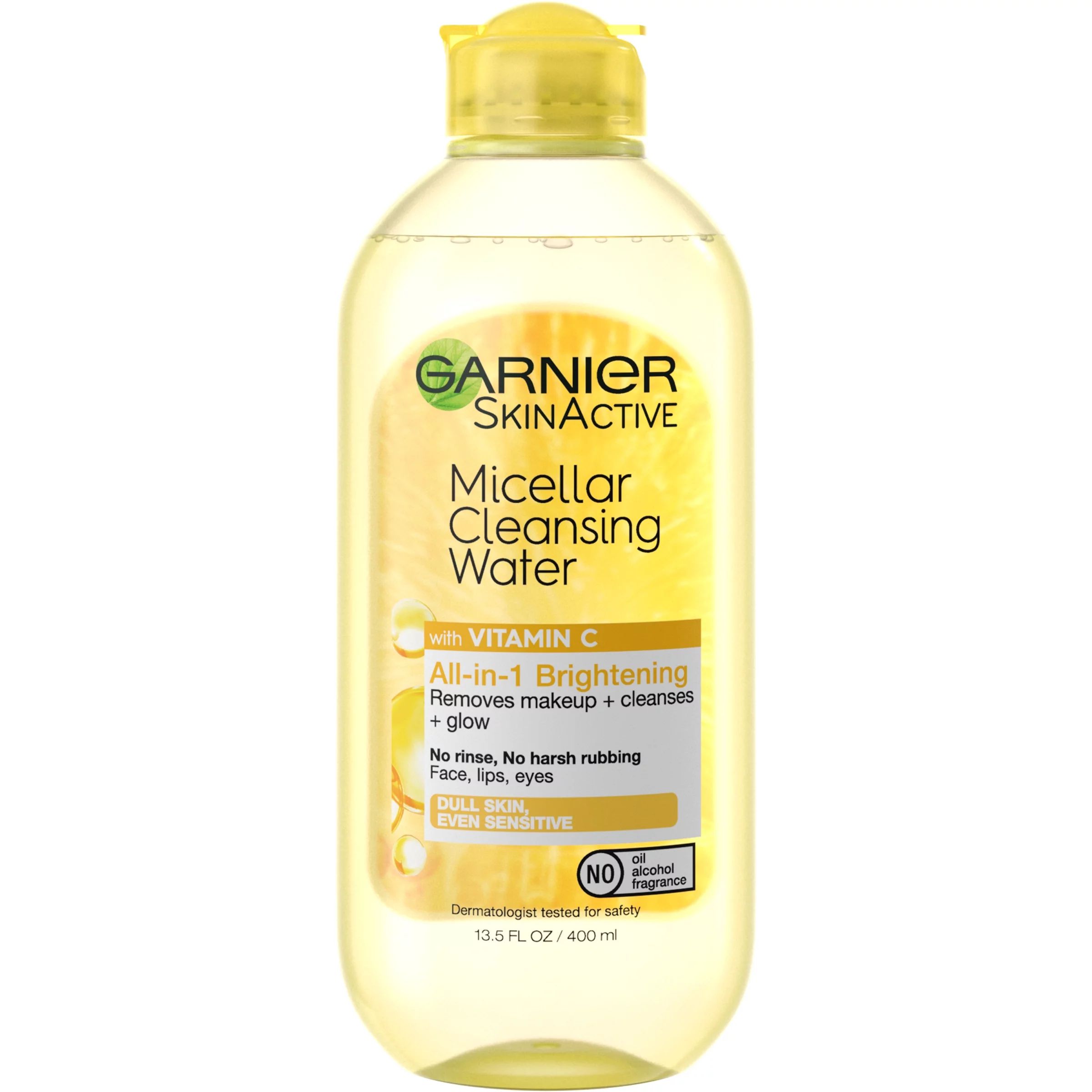 Garnier SkinActive Micellar Cleansing Water with Vitamin C, 13.5 fl oz | Walmart (US)