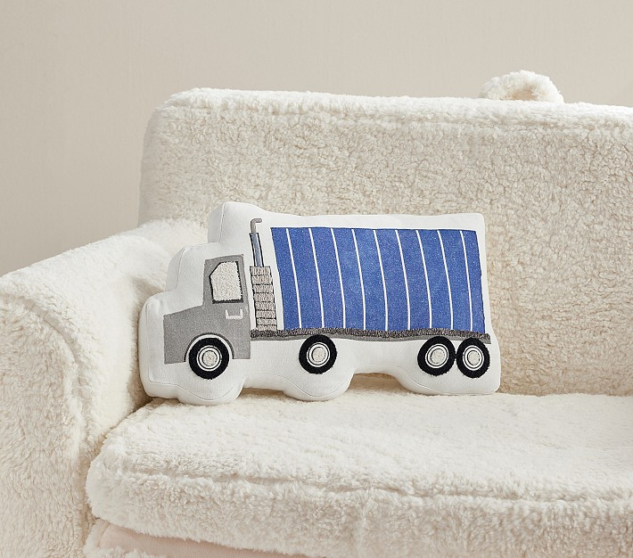 Busy Truck Shaped Pillow | Pottery Barn Kids
