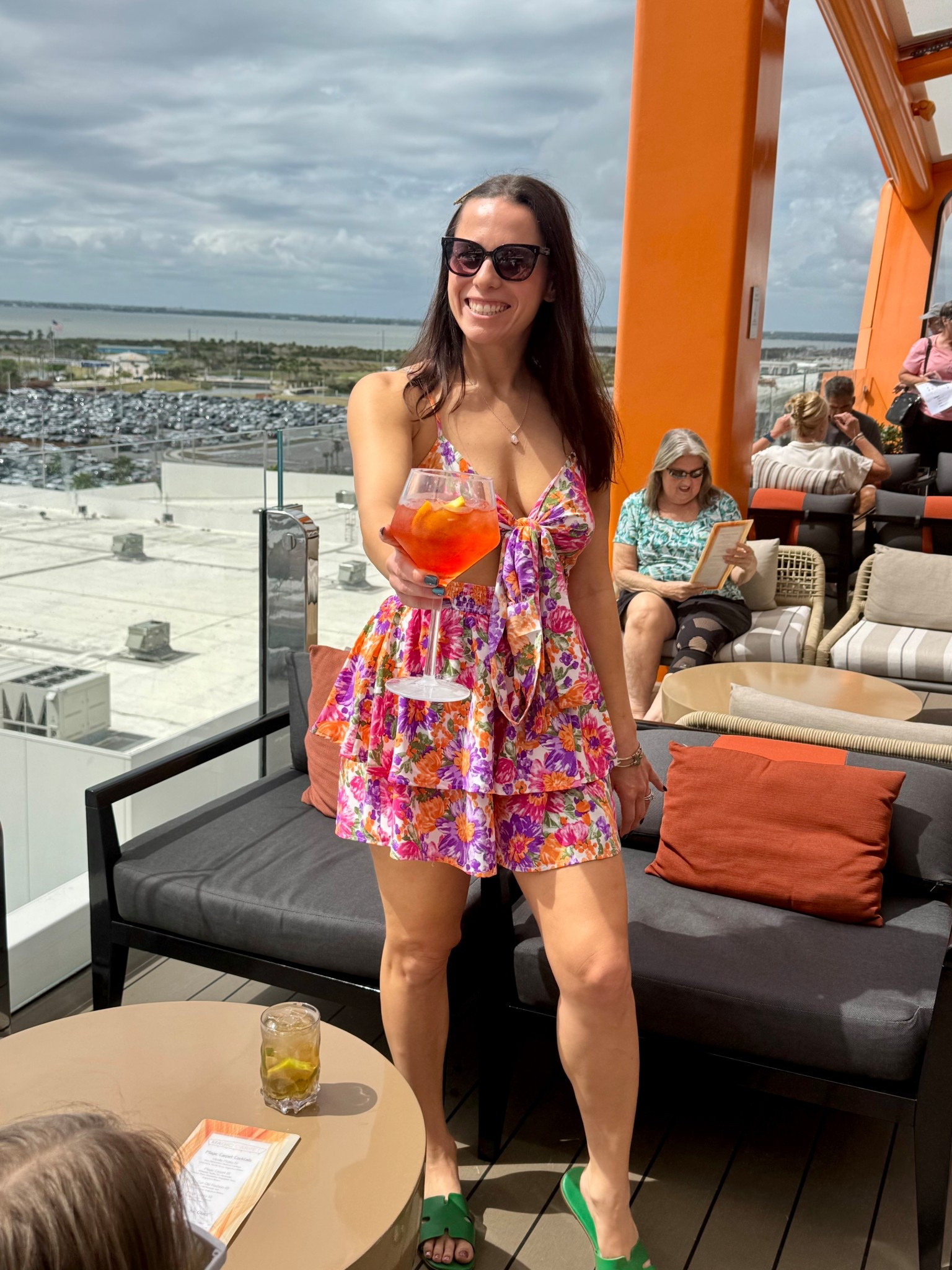 Magic Spritz 🪄 in hand. 
Caribbean on the horizon. 
Spring break in full bloom.

#LTKSeasonal #LTKTravel #LTKootd