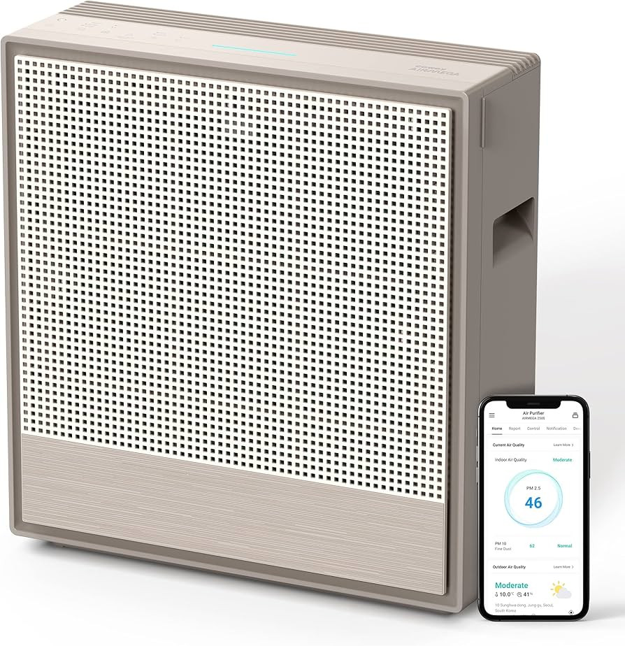COWAY Air Purifiers for Home Large Room Up to 930 ft², Washable Pre-Filter and True HEPA Filter ... | Amazon (US)