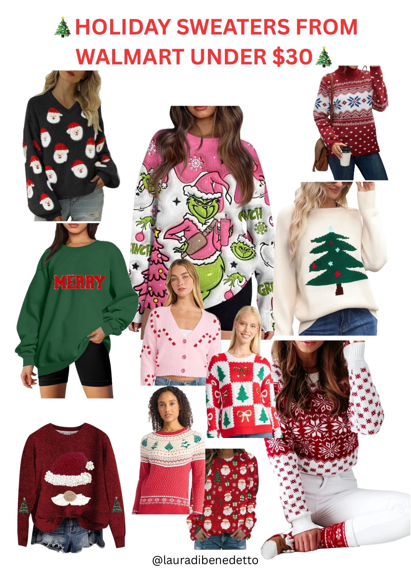 Christmas sweaters from Walmart under $40!!! 

#LTKSeasonal #LTKHoliday #LTKGiftGuide