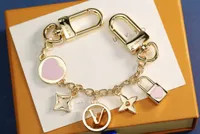 Keychain designer letter V key chain luxury ladies car gold keychain women classic lock love stra... | DHGate