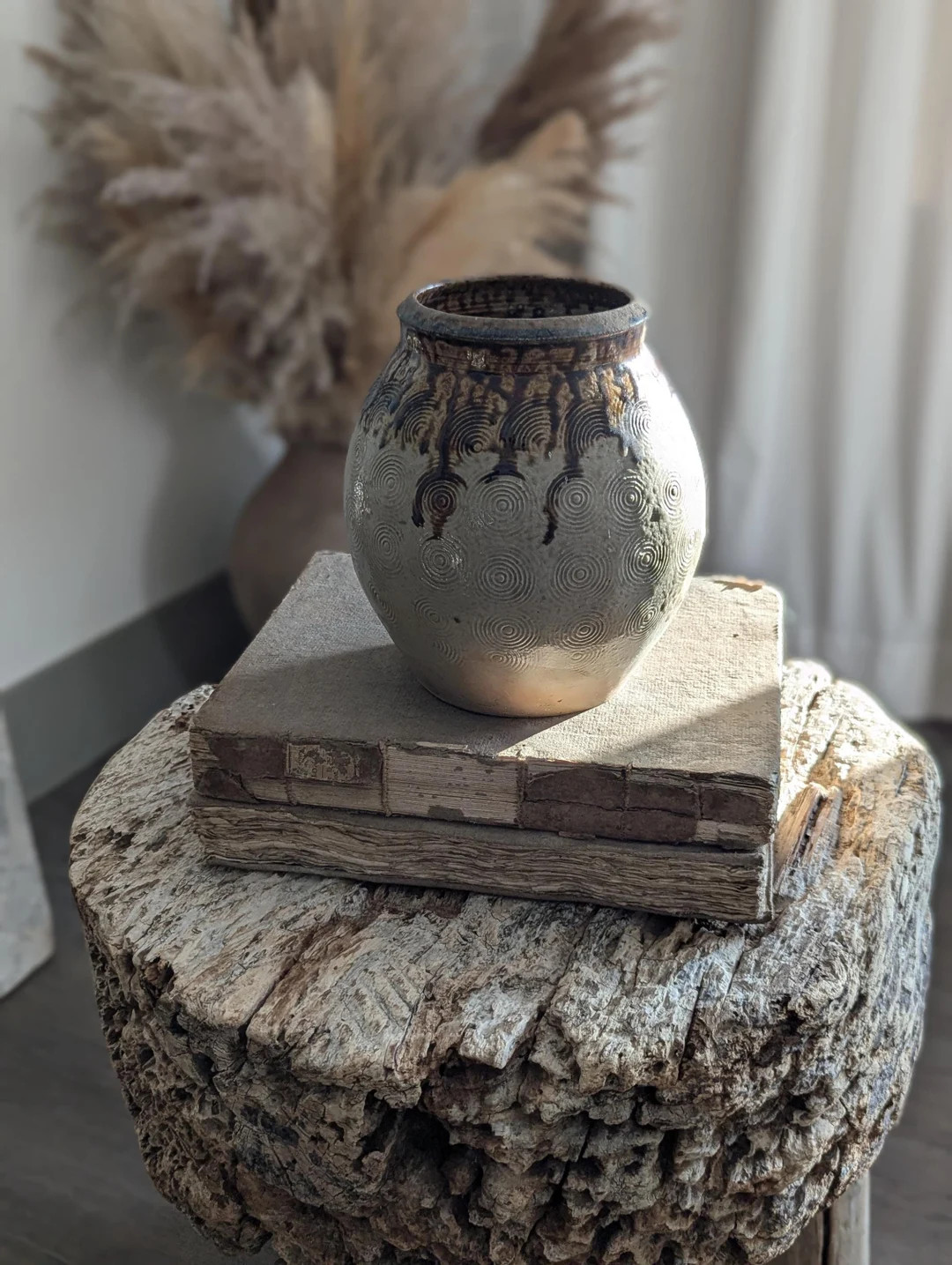 Vintage Glazed Vessel - Etsy | Etsy (US)