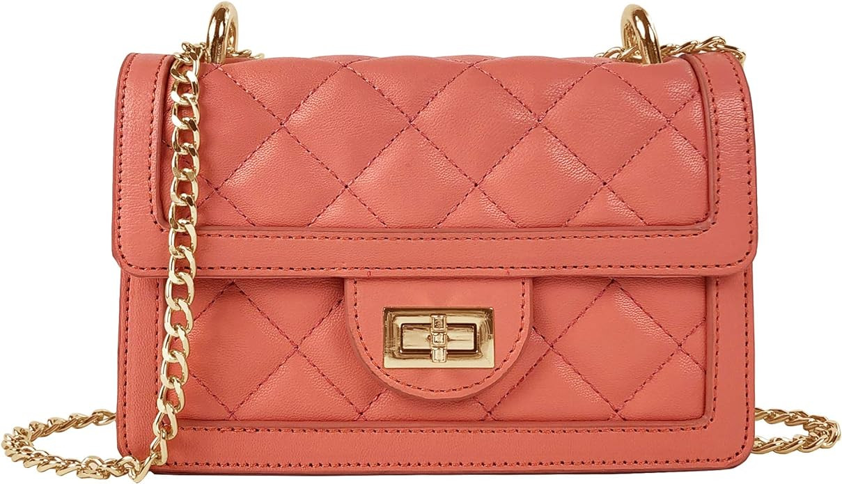 SG SUGU Small Quilted Crossbody Bag, Trendy Designer Mini Shoulder Bag, Phone Wallet Purse for Wo... | Amazon (US)