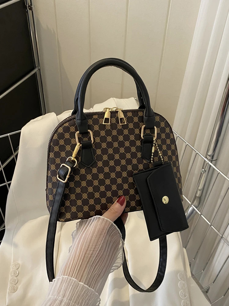 2 Stücke Handtaschen Modisch Einfarbig Geometrischem Muster, | SHEIN