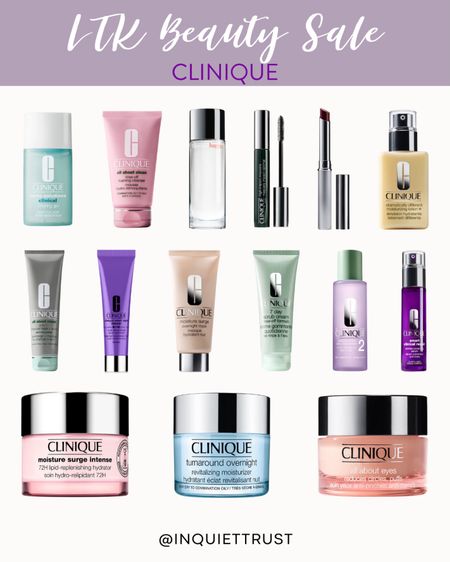 Don't miss the sale on these products from Clinique during the LTK Beauty Sale! Get 25% off sitewide plus a free 5-piece kit on orders of $50 or more with code 5HEROES
#beautypicks #onsaletoday #skincaremusthaves #makeupessentials

#LTKBeauty #LTKFindsUnder100 #LTKSaleAlert