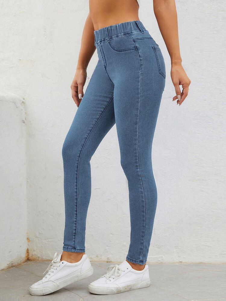 SHEIN Unity High Waist Skinny Jeggings | SHEIN