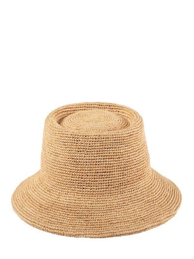 LACK OF COLOR - Inca straw raffia bucket hat - Natural | Luisaviaroma | Luisaviaroma