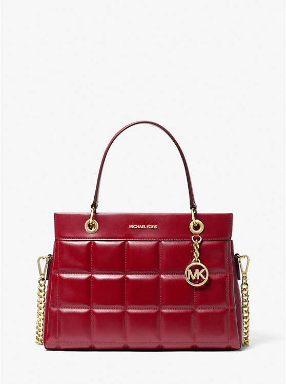 Susan Medium Quilted Leather Satchel | Michael Kors CA