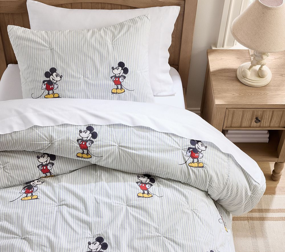 Disney Home x Sanderson Mickey Mouse Icon Quilt & Shams | Pottery Barn Kids