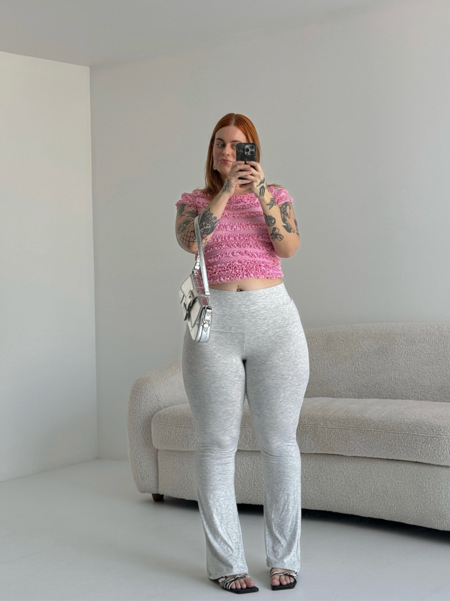Pretty in pink 🎀 Fold over pants are sooo 🔥 I’m wearing a UK 16 in the pants. Top is Bye Bambi xo  

#LTKmidsize #LTKaustralia #LTKplussize