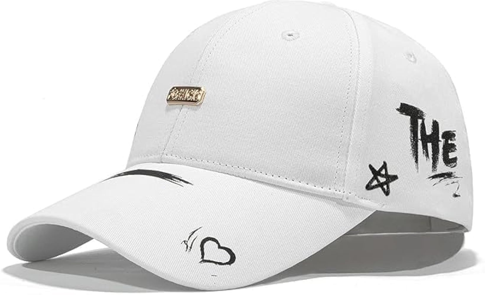 Trendy Unisex Graffiti Baseball Cap, Adjustable Cotton Baseball Cap for Men & Women, Athletic Str... | Amazon (US)