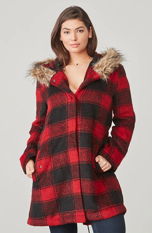 Lia Plaid Coat | BB DAKOTA