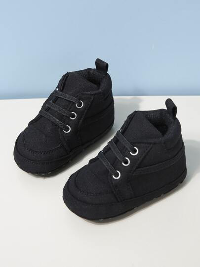 Baby High Top Lace-up Front Sneakers | SHEIN