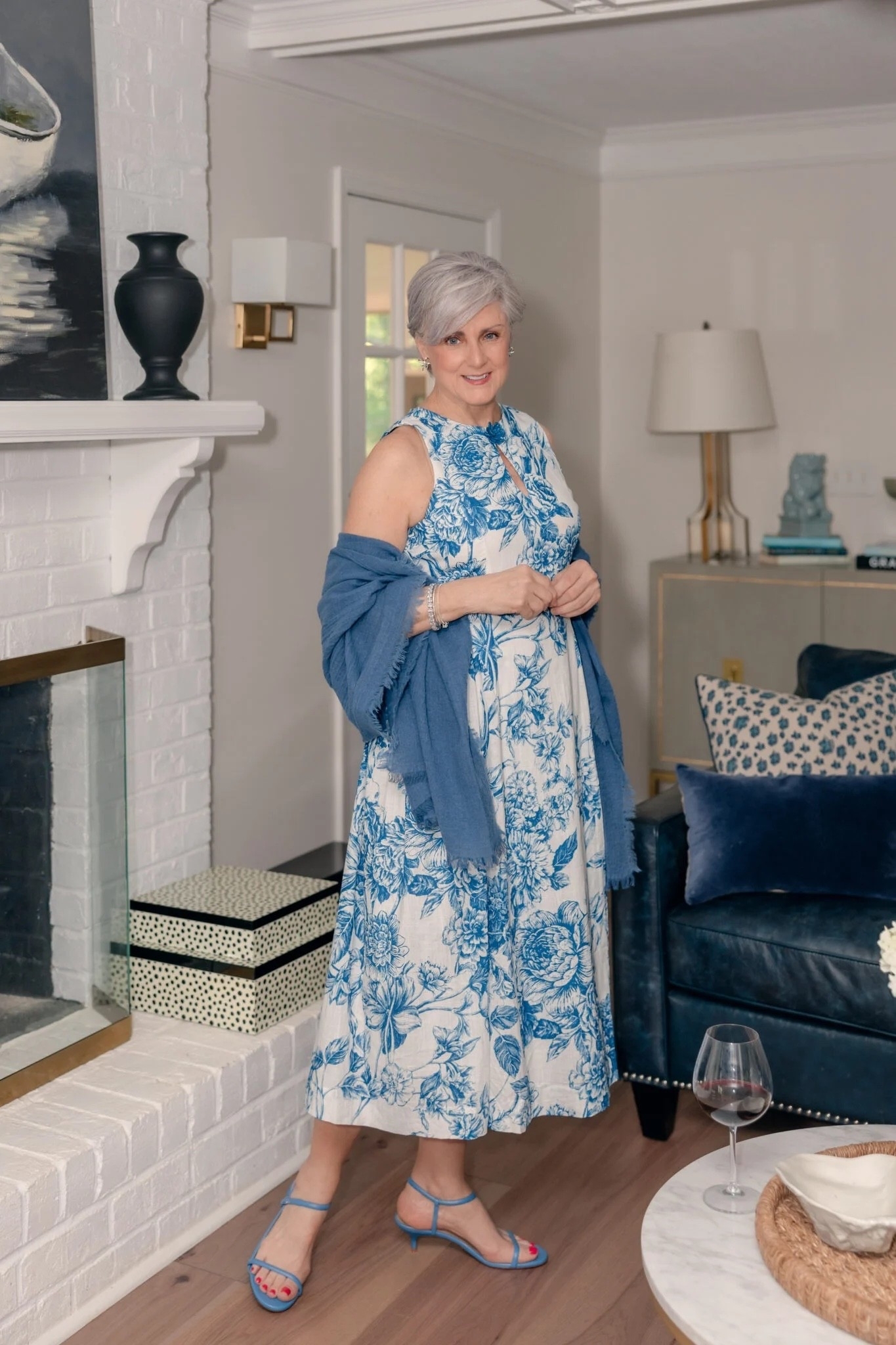 The Perfect Wedding Guest Dress 💙🤍

#LTKOver40 #LTKSeasonal #LTKWedding