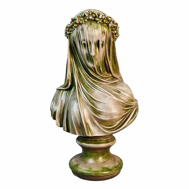 Midnight Shadows Haunted Female Bust, 24" | At Home