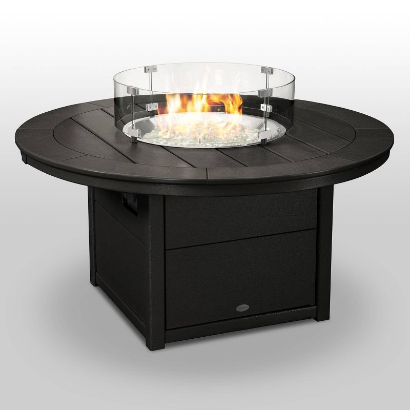 POLYWOOD Round 48" Outdoor Fire Pit Table | Target
