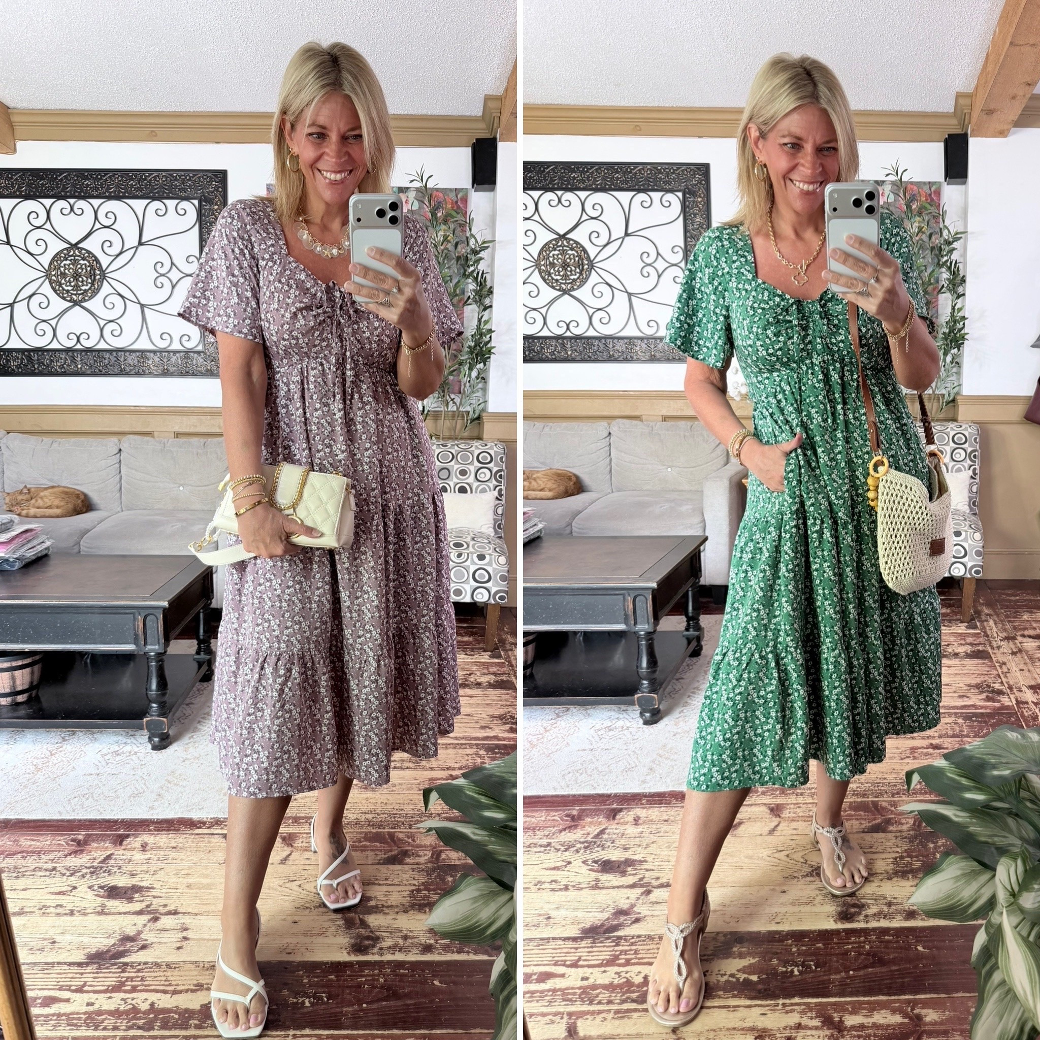 Wear this dress both casually and dressed up for a special event- wearing size 10 comfortably.

#LTKOver40 #LTKWedding #LTKSeasonal