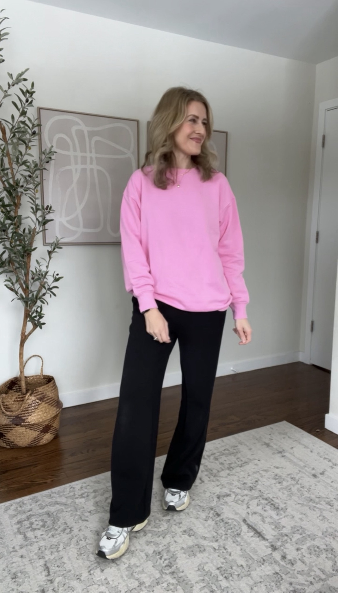Grab this Walmart sweatshirt if you see your size! Cotton fleece for just $12.98. I’m in a medium and it’s oversized. #walmartfashion 

#LTKOver40