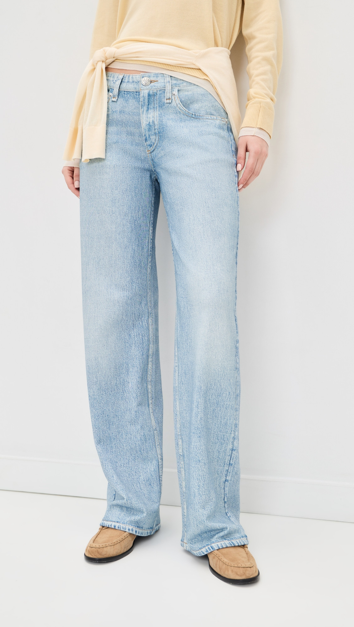 rag & bone Straight Miramar Terry Pants Aria 32 | Shopbop