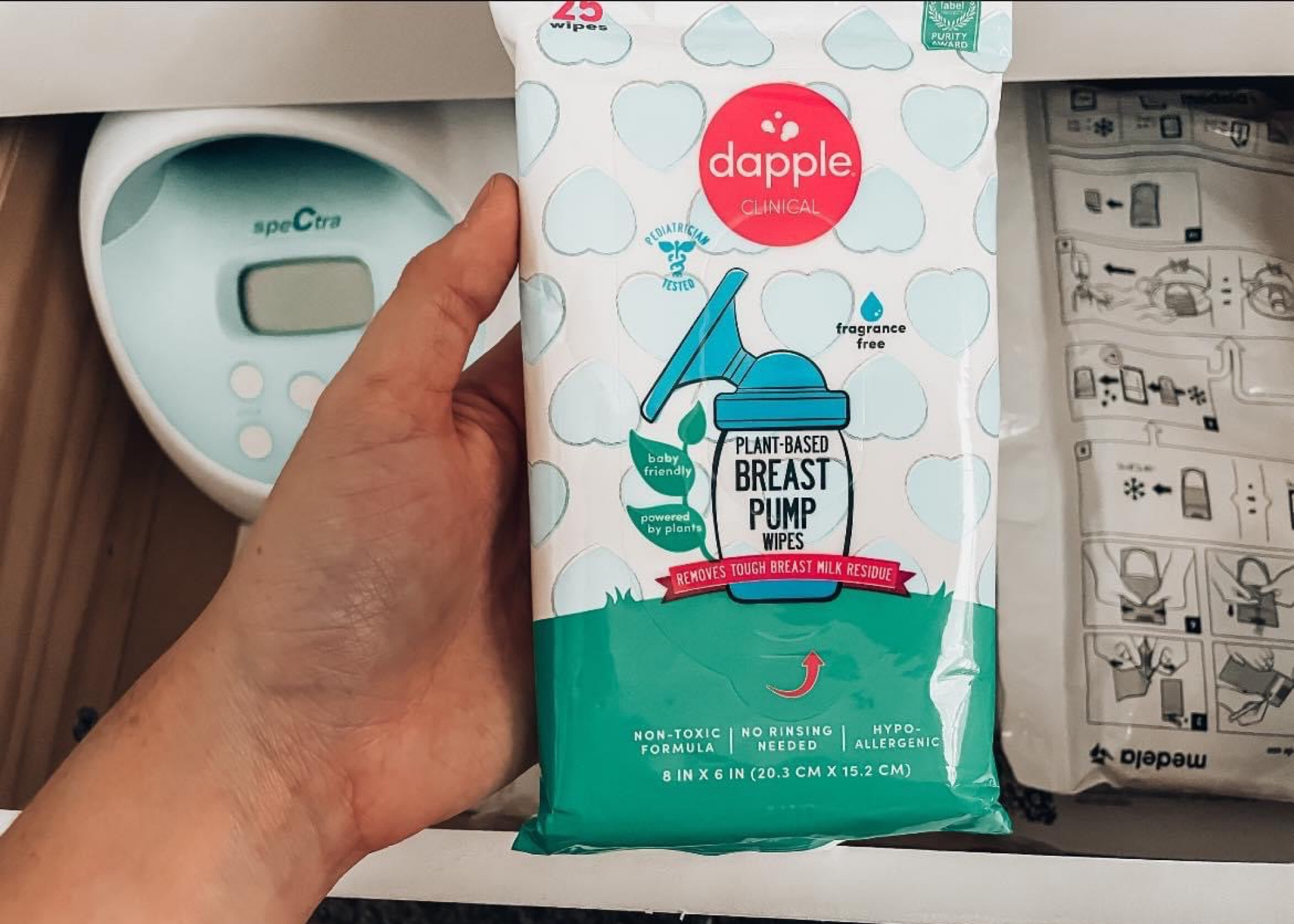 Something that may have not crossed your mind while pumping on the go! Use these cleaning wipes to help clean pump parts while on the go and out and about!! 

Breastfeeding mom necessities baby must haves 

#LTKbaby #LTKfamily #LTKbump