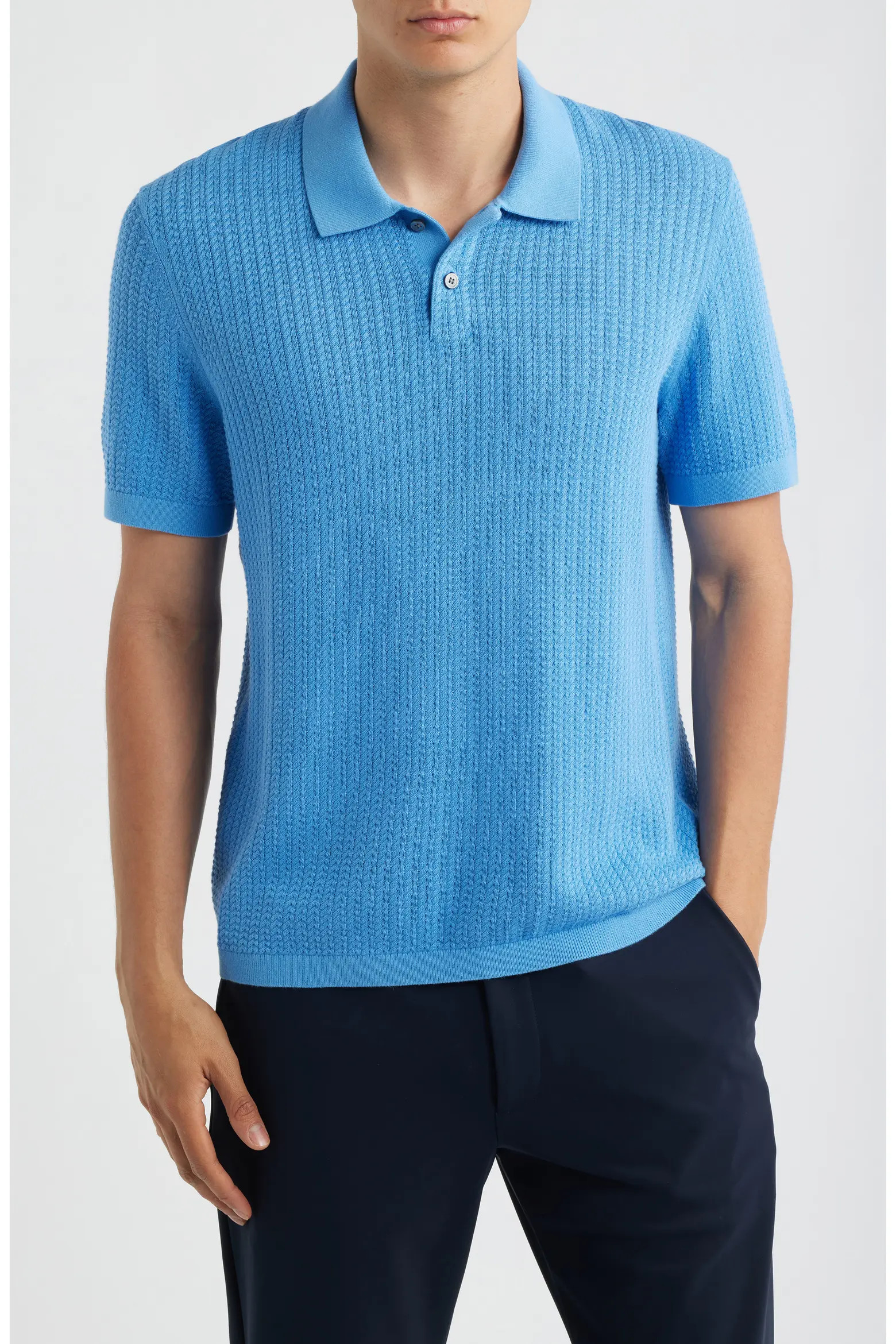 Theory Tactile Cotton Polo (Men) | Nordstrom | Nordstrom