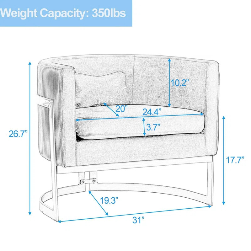 Shelbi Upholstered Armchair | Wayfair North America