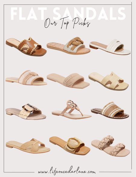 Flat Sandals - shop our top picks!! So many cute finds at different price points! These neutral sandals are perfect for spring & summer! 

#summersandals #neutralsandal #flatsandals



#LTKshoecrush #LTKstyletip #LTKfindsunder100