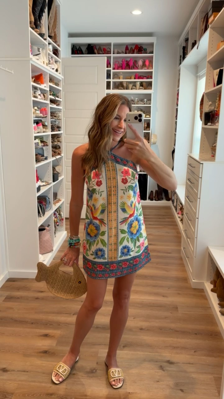 In a small dress, sandals, bracelets, bag and accessories - fits tts.

#LTKootd #LTKgrwm #LTKSeasonal