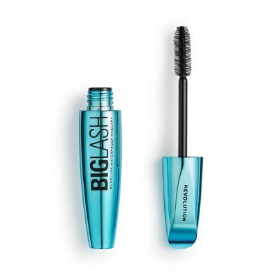 Makeup Revolution Big Lash Volume Mascara - Waterproof Black - 0.28 fl oz | Target