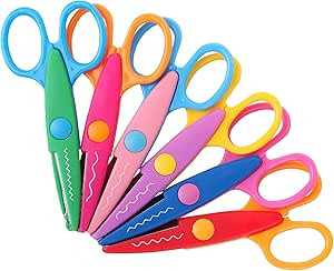 Mr. Pen- Craft Scissors Decorative Edge, 6 Pack, Bright Zig Zag Scissors | for Crafting, Scrapboo... | Amazon (US)